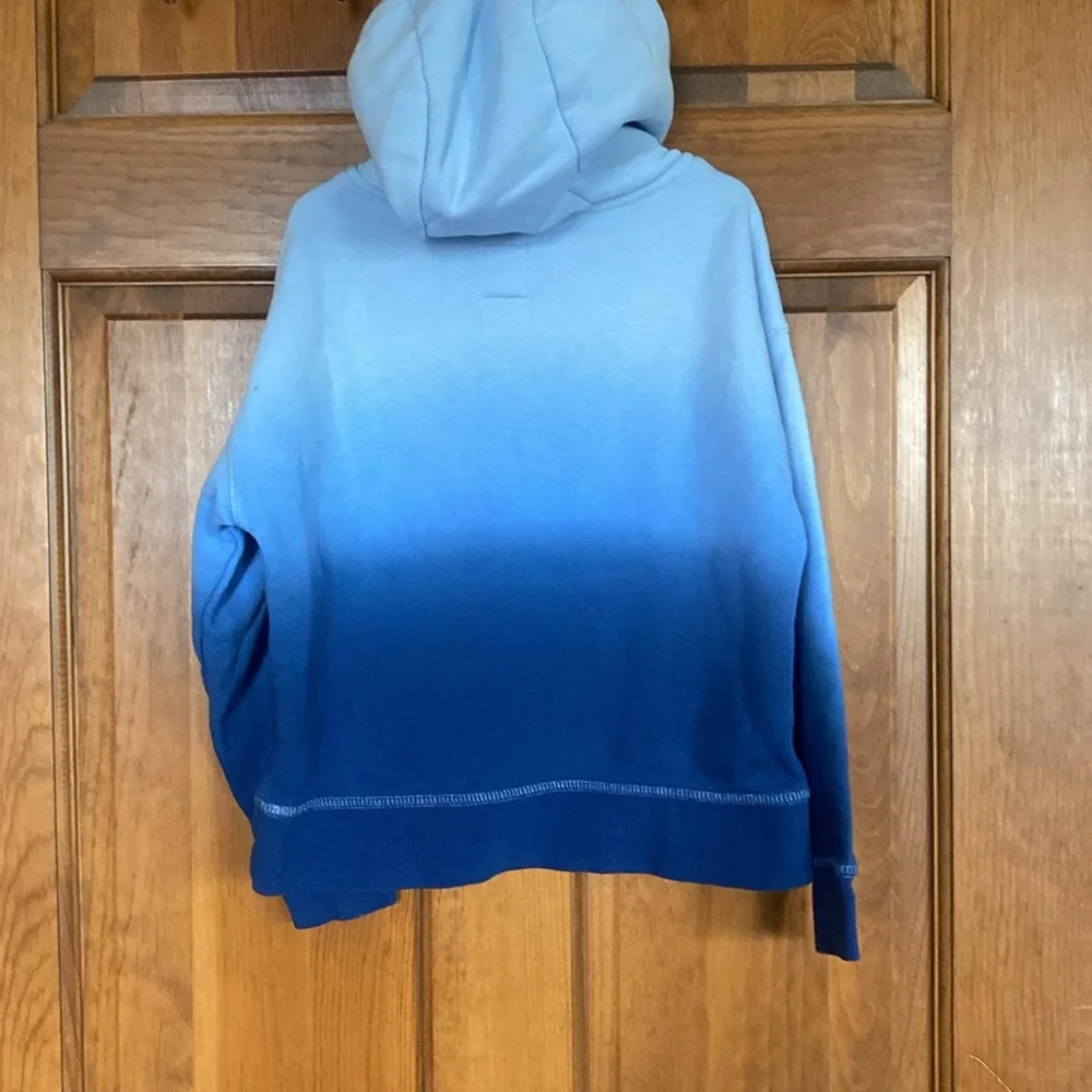 Gap Logo Dip-Dye Hoodie. Bicoastal blue, size S.